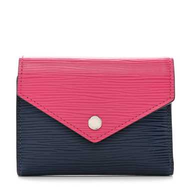 LOUIS VUITTON Epi Victorine Wallet Indigo Hot Pink