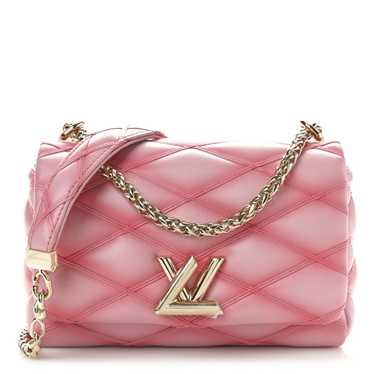 LOUIS VUITTON Lambskin Malletage Top Handle GO-14… - image 1