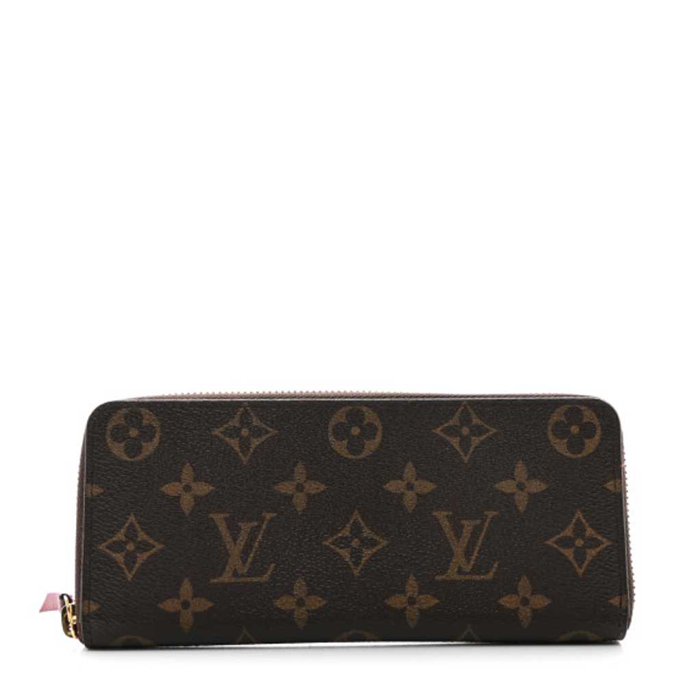 LOUIS VUITTON Monogram Clemence Wallet Fuchsia - image 1