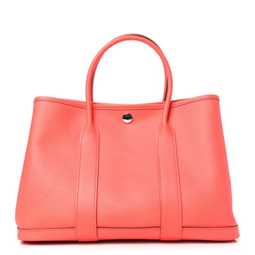 HERMES Epsom Garden Party 30 TPM Rose Jaipur - image 1