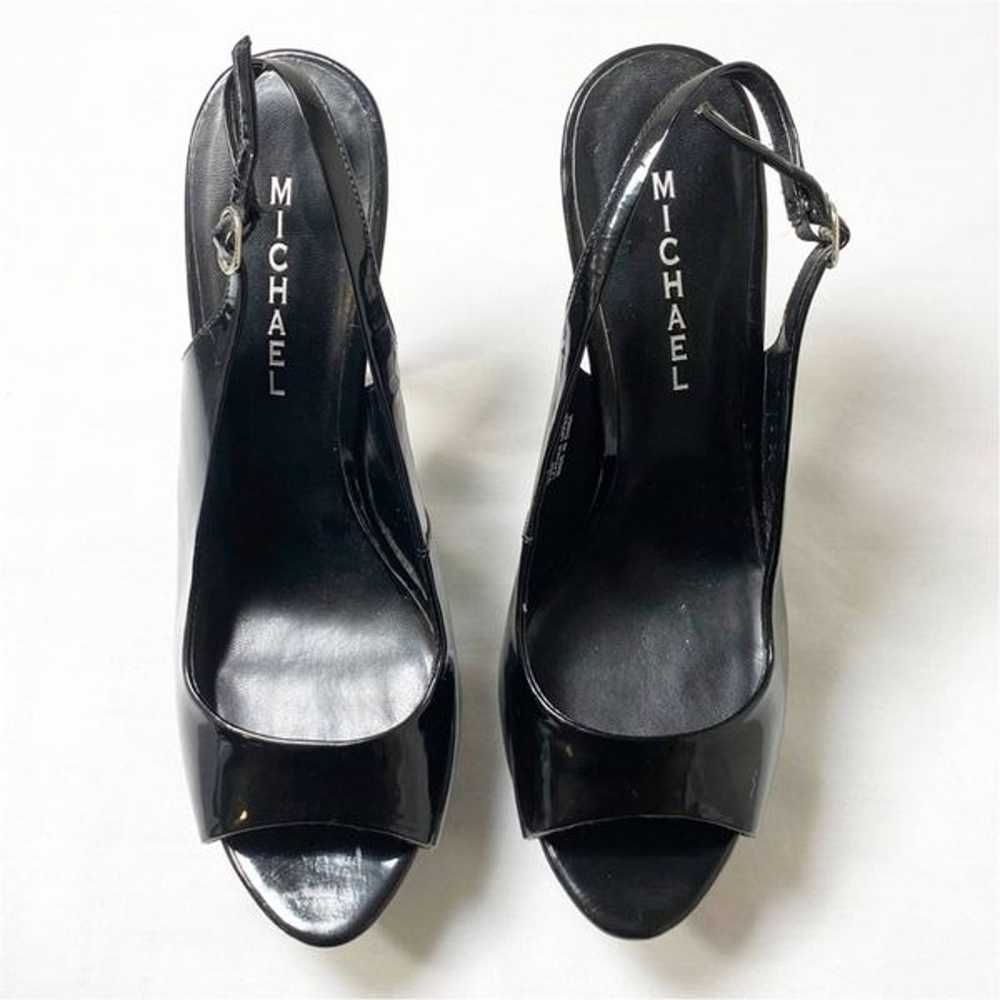 Michael Black Patent Leather Justine Stilettos - image 3