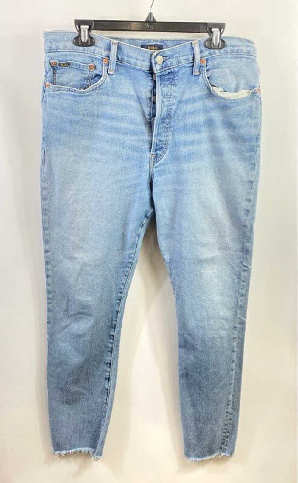 Polo Ralph Lauren Women Blue Skinny Jeans Sz 32 - image 1