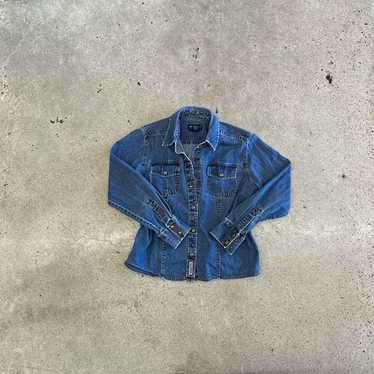 Vintage denim button up shirt