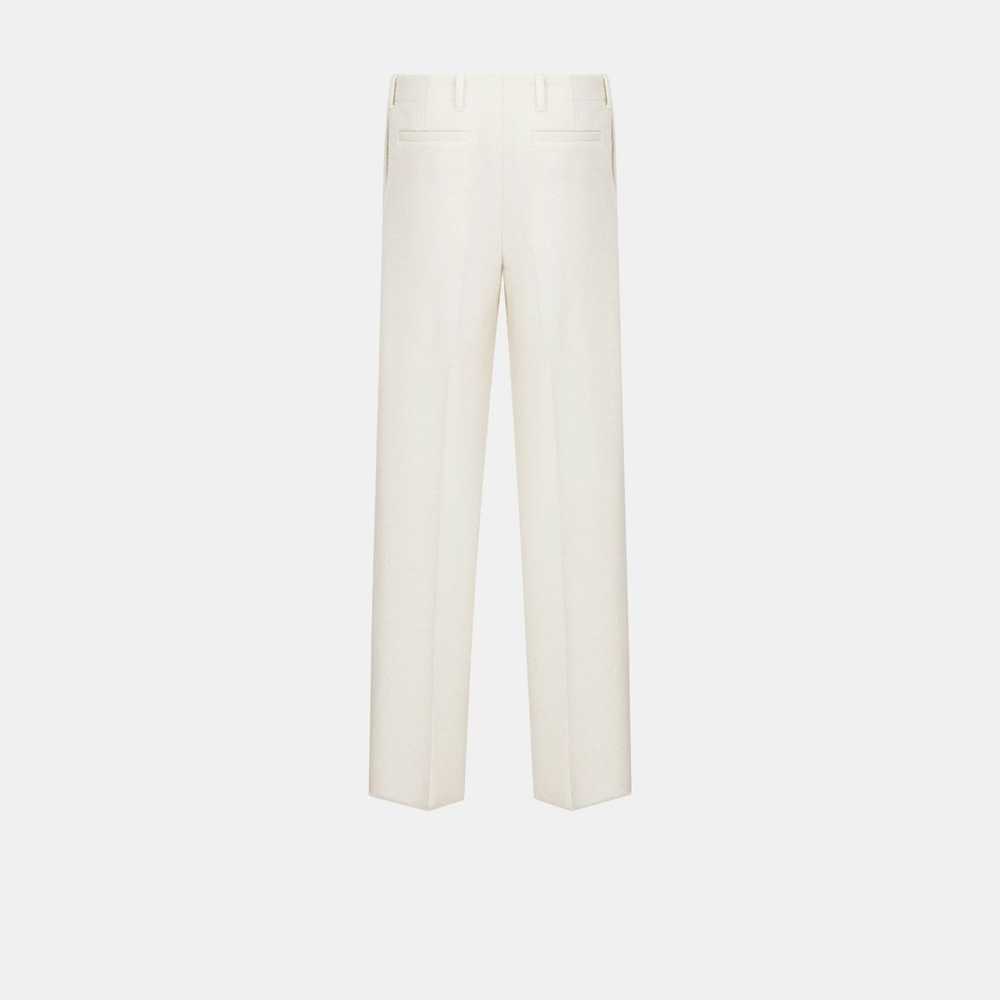 Dior o1bcso1str1124 Pleated Pants in Ecru Virgin - image 2