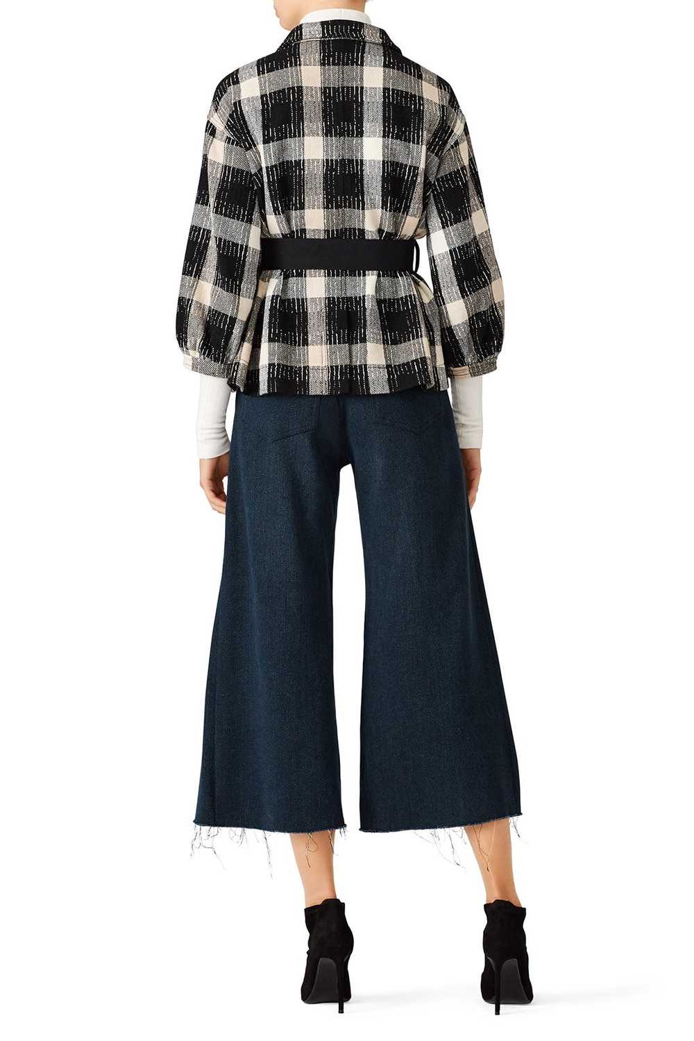 Derek Lam 10 Crosby Belted Plaid Jacket - image 2