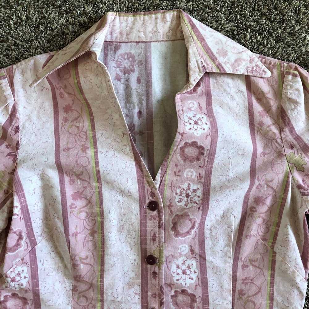 Vintage Women’s Handmade Lot Of 3 Tops Blouses Si… - image 2