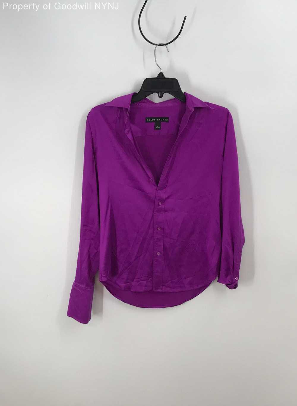 Ralph Lauren Women's Purple Blouse Size 6 - image 1