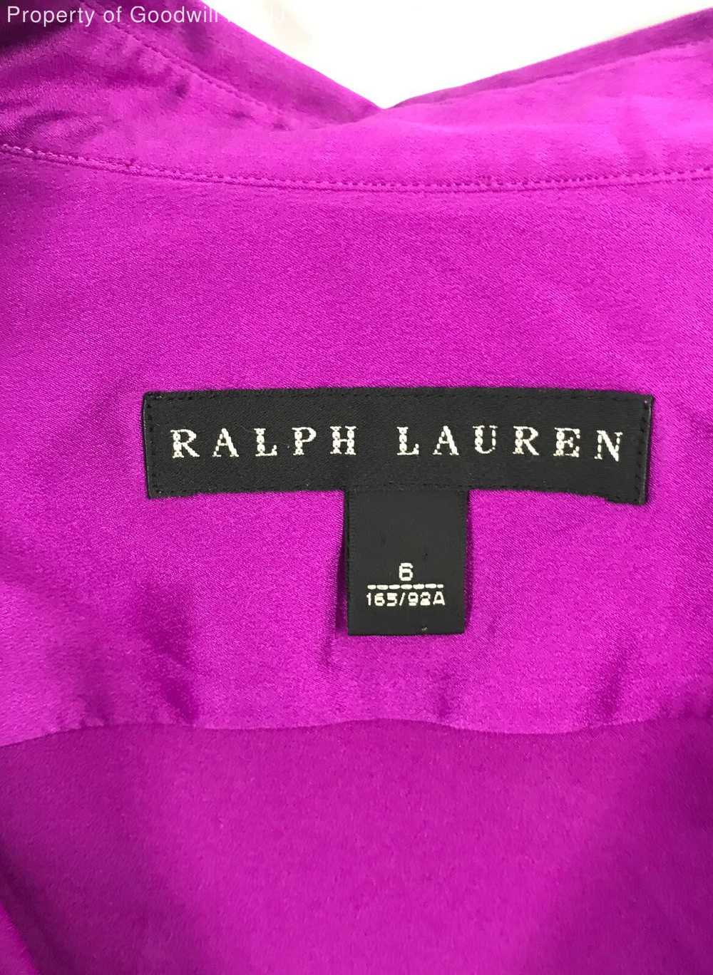 Ralph Lauren Women's Purple Blouse Size 6 - image 3