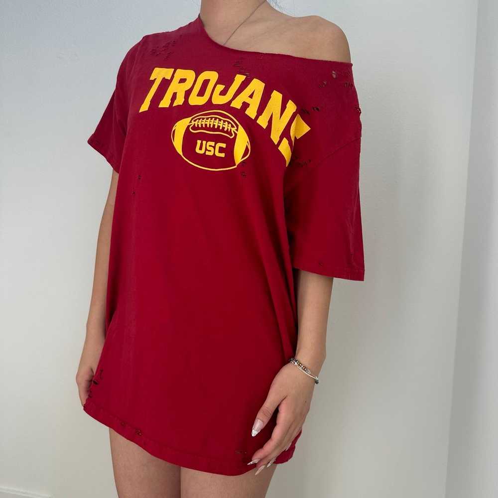 USC Trojans Off The Shoulder T-shirt - image 2