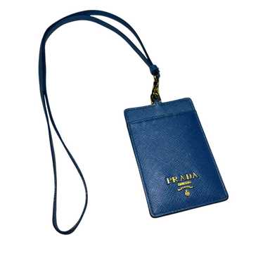 Prada Prada Saffiano Leather Logo-Plaque Cardhold… - image 1