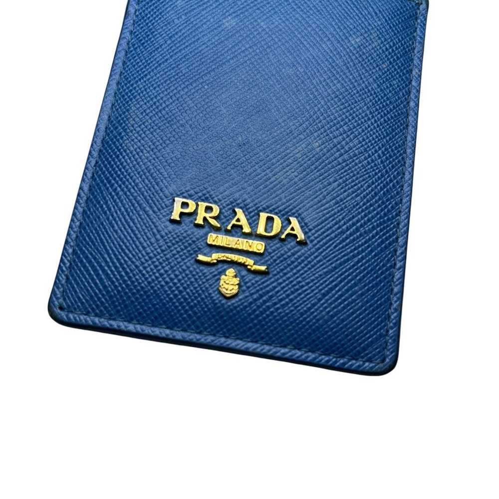 Prada Prada Saffiano Leather Logo-Plaque Cardhold… - image 3