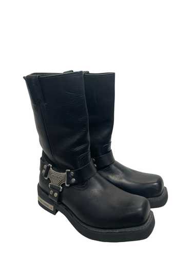 HARLEY DAVIDSON/Biker Boots/US 10/Leather/BLK/