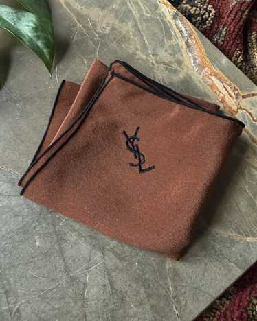 YSL Embroidered Silk Hankerchief