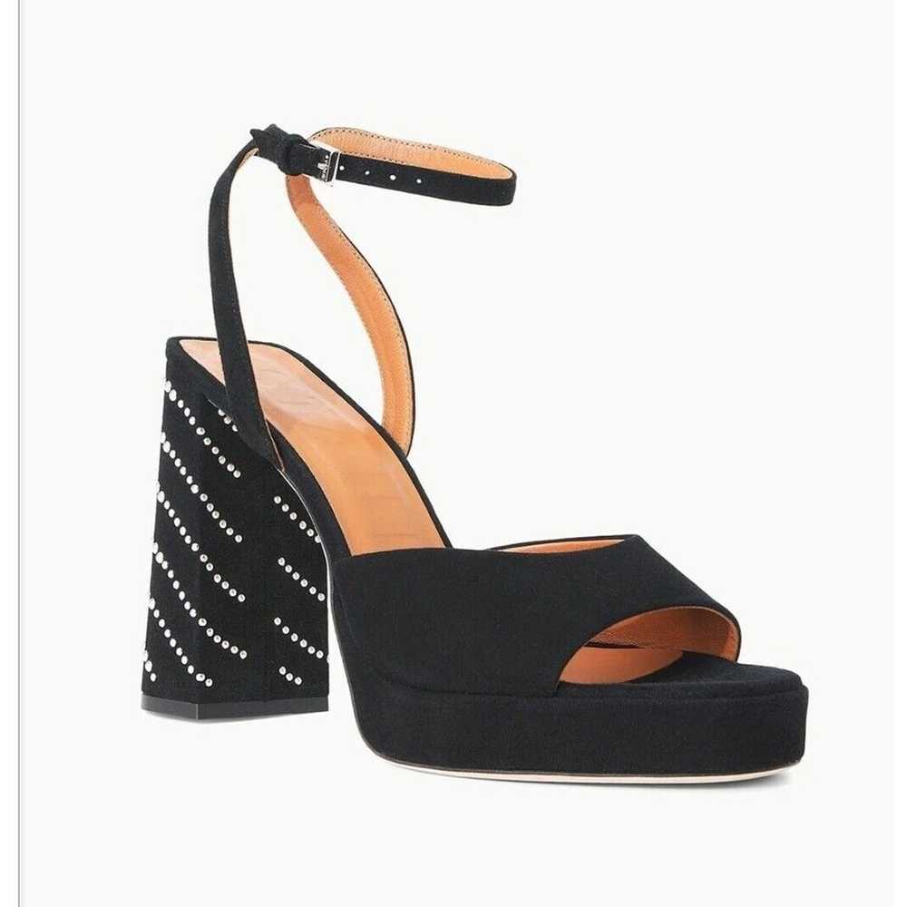 NWT $450 STAUD Solange Platform Cosmic Wave Black… - image 5