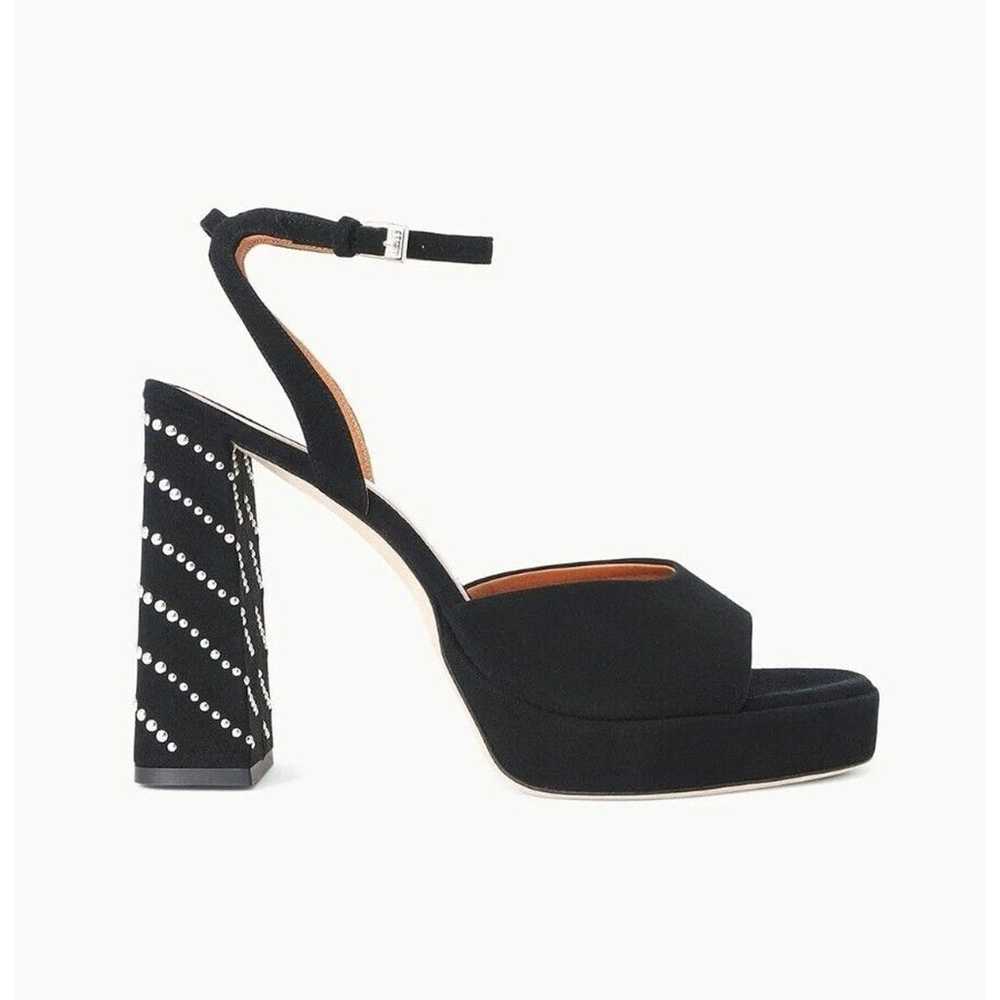 NWT $450 STAUD Solange Platform Cosmic Wave Black… - image 6