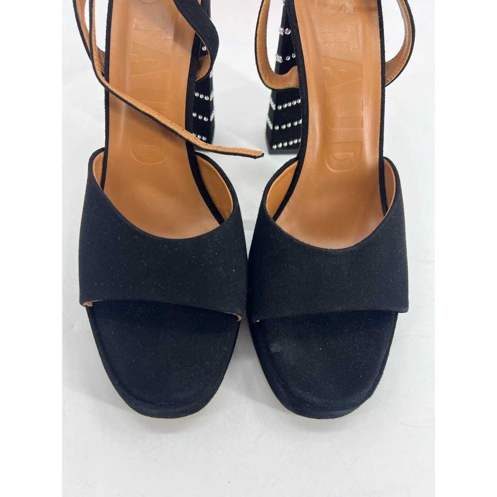 NWT $450 STAUD Solange Platform Cosmic Wave Black… - image 8