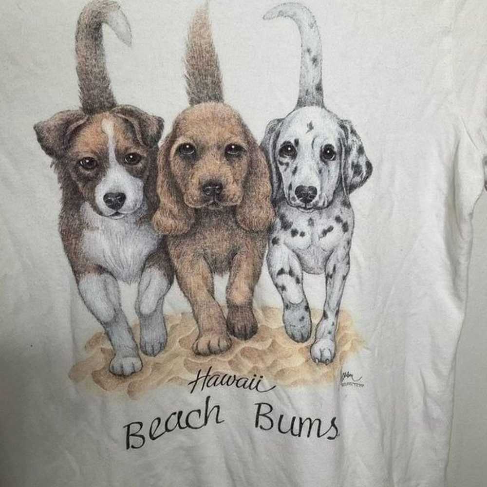 Hanes Vintage Hawaii Beach Bums Shirt - image 3