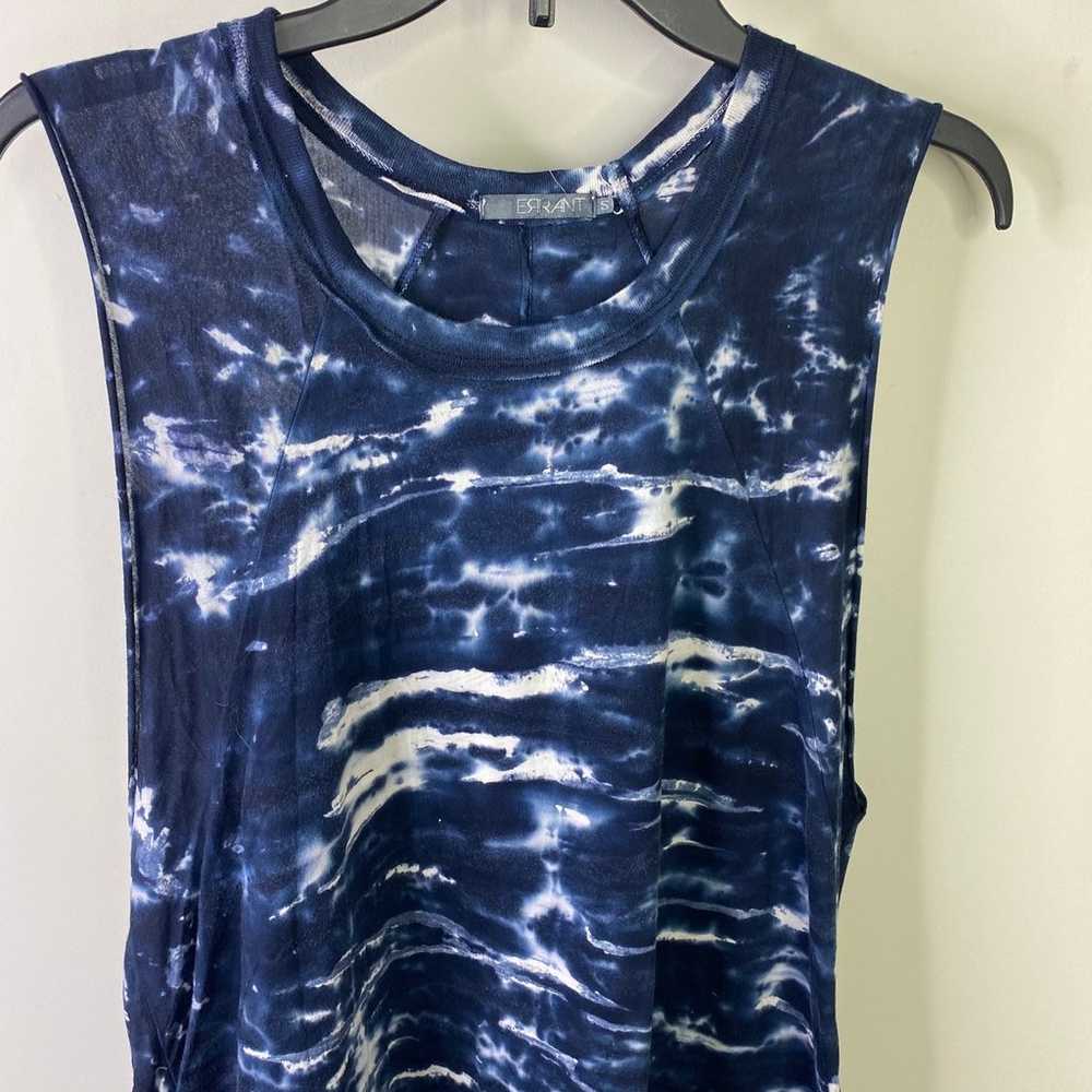 Errant raw hem tie dye cotton midi - image 6