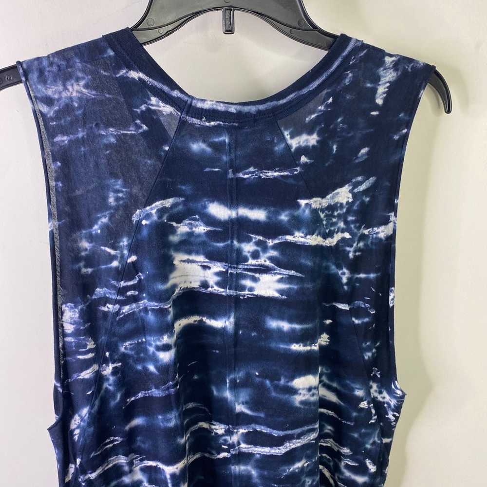 Errant raw hem tie dye cotton midi - image 7