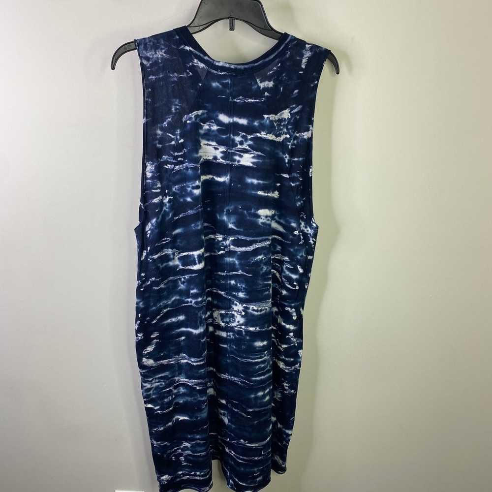 Errant raw hem tie dye cotton midi - image 8