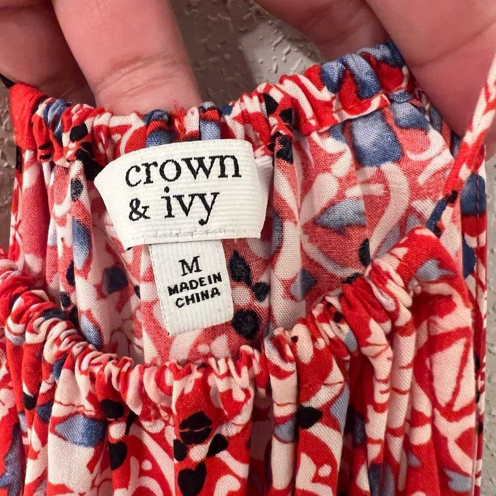 Crown & Ivy red white blue picnic party free spir… - image 4