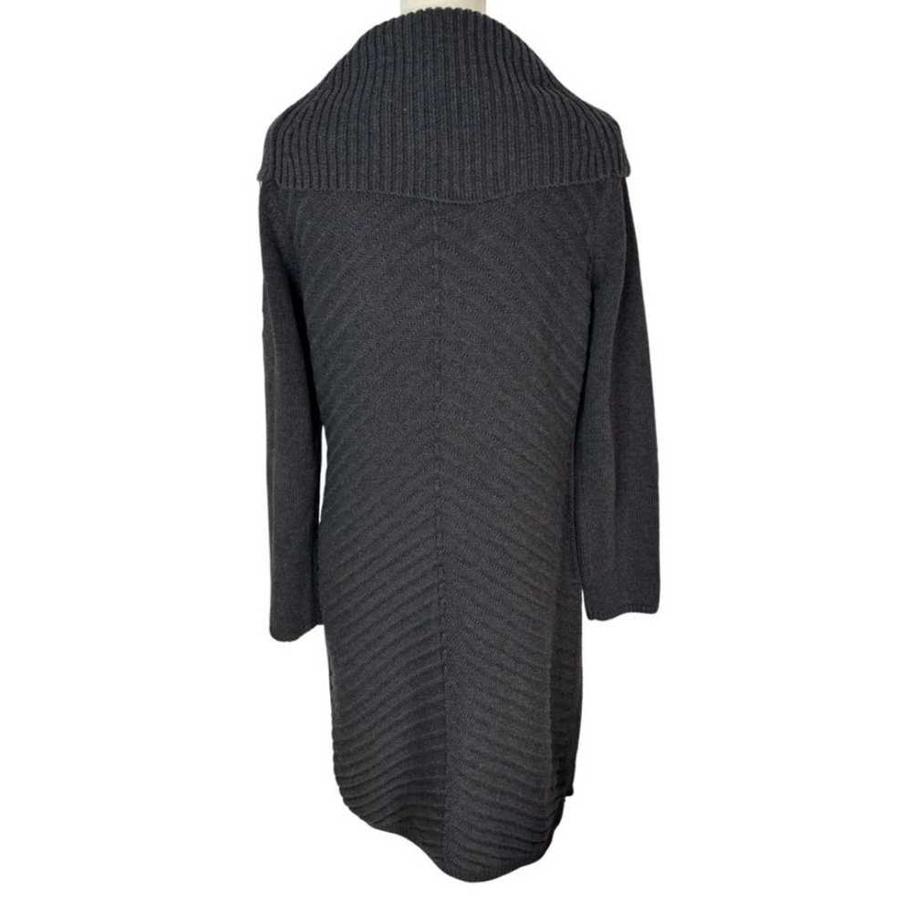 Tommy Hilfiger Grey Turtleneck Long Sleeve Ribbed… - image 4