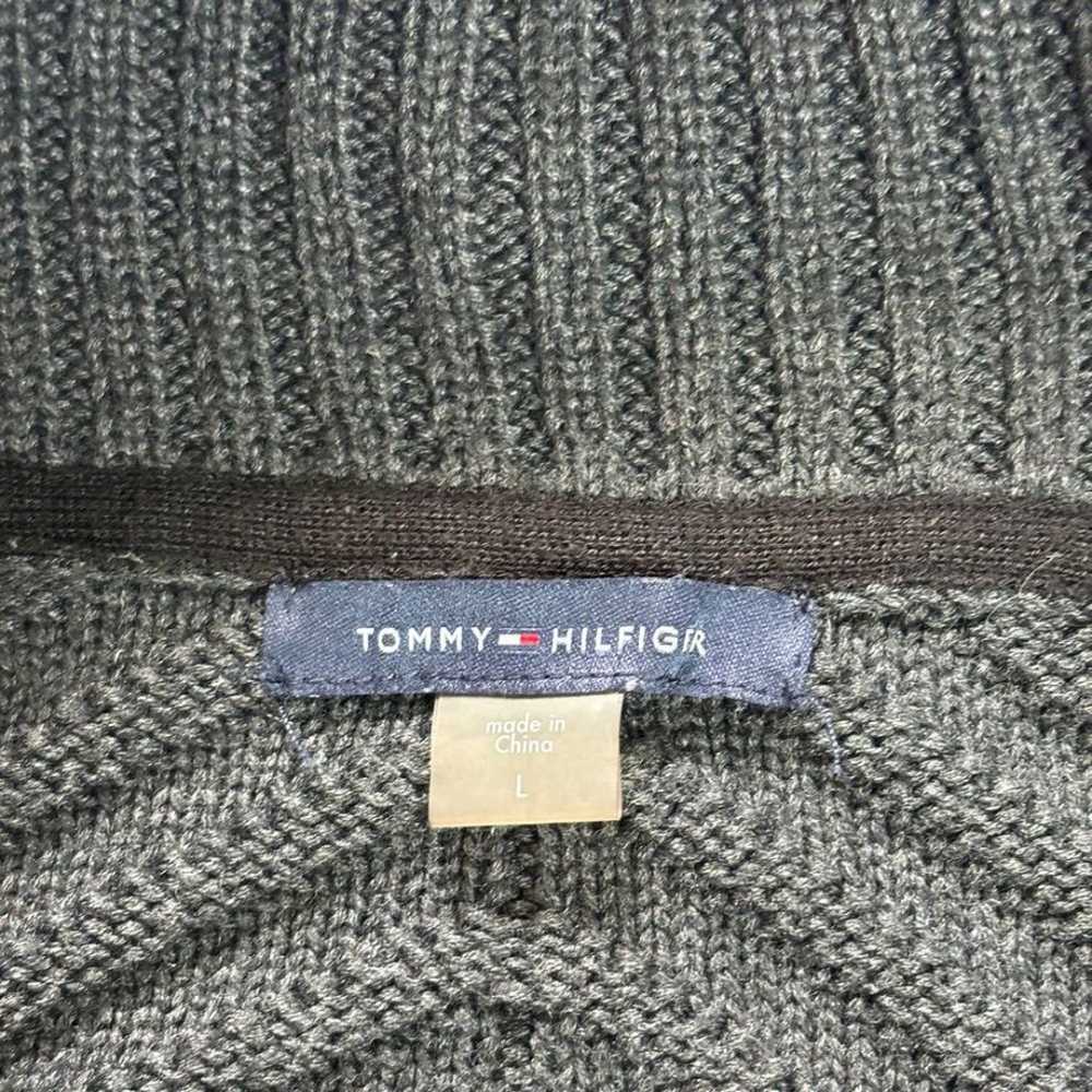 Tommy Hilfiger Grey Turtleneck Long Sleeve Ribbed… - image 5