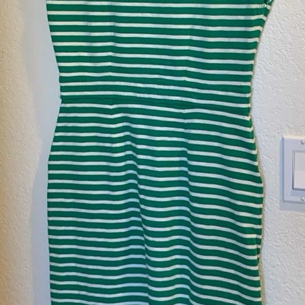 Boden green 100% cotton Florrie jersey dress 6R - image 7