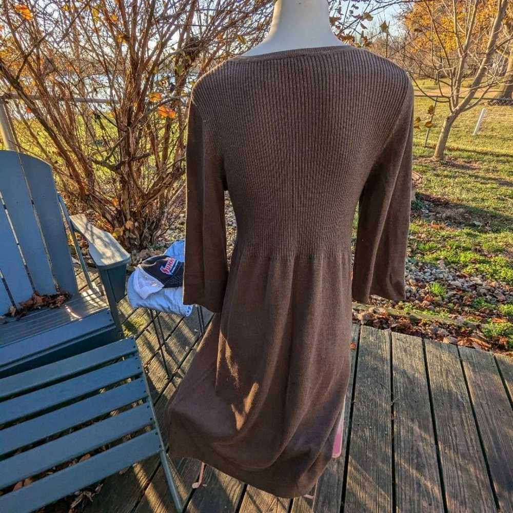 Cute Falls Creek brown ribbed bodice Cotton blend… - image 4