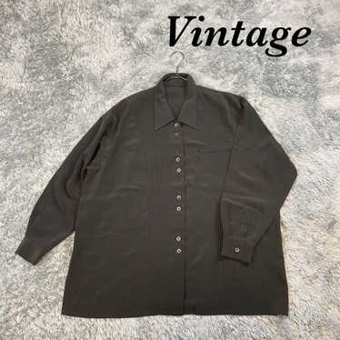 Vintage long-sleeve shirt made in Japan, pleated,… - image 1