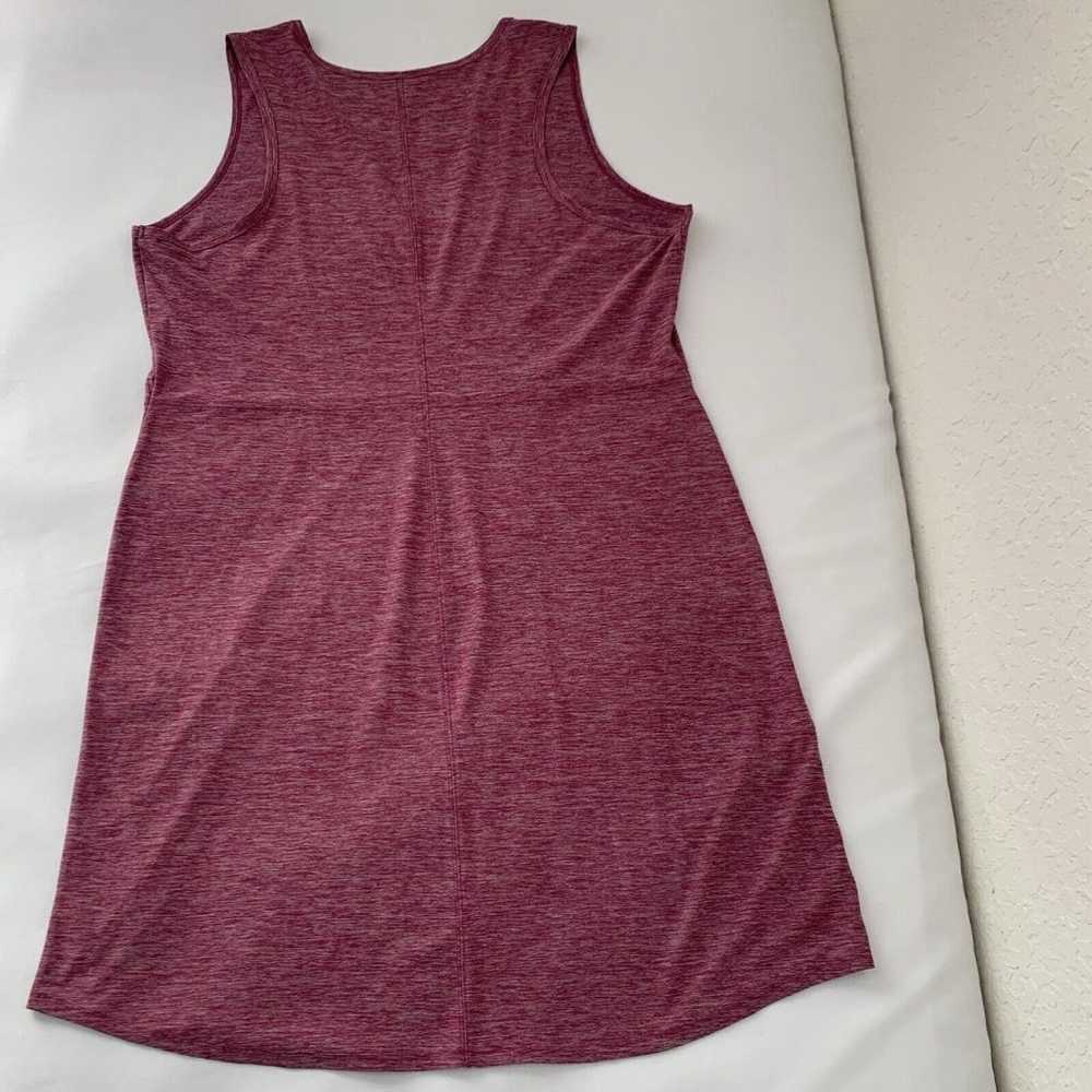 Duluth Trading Armachillo Dress Women XL Berry Sl… - image 2