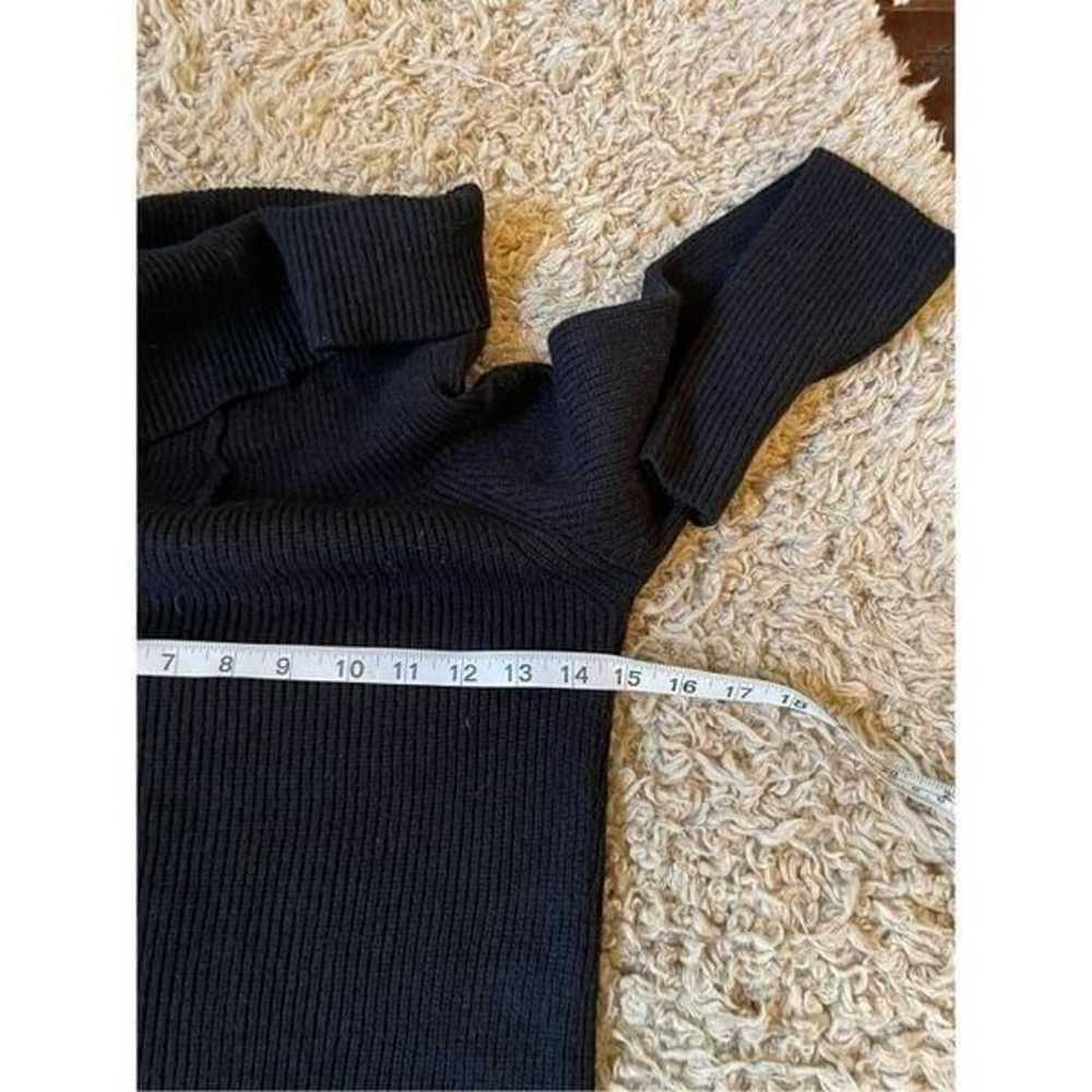 Lulus black turtle neck sweater dress size small - image 3