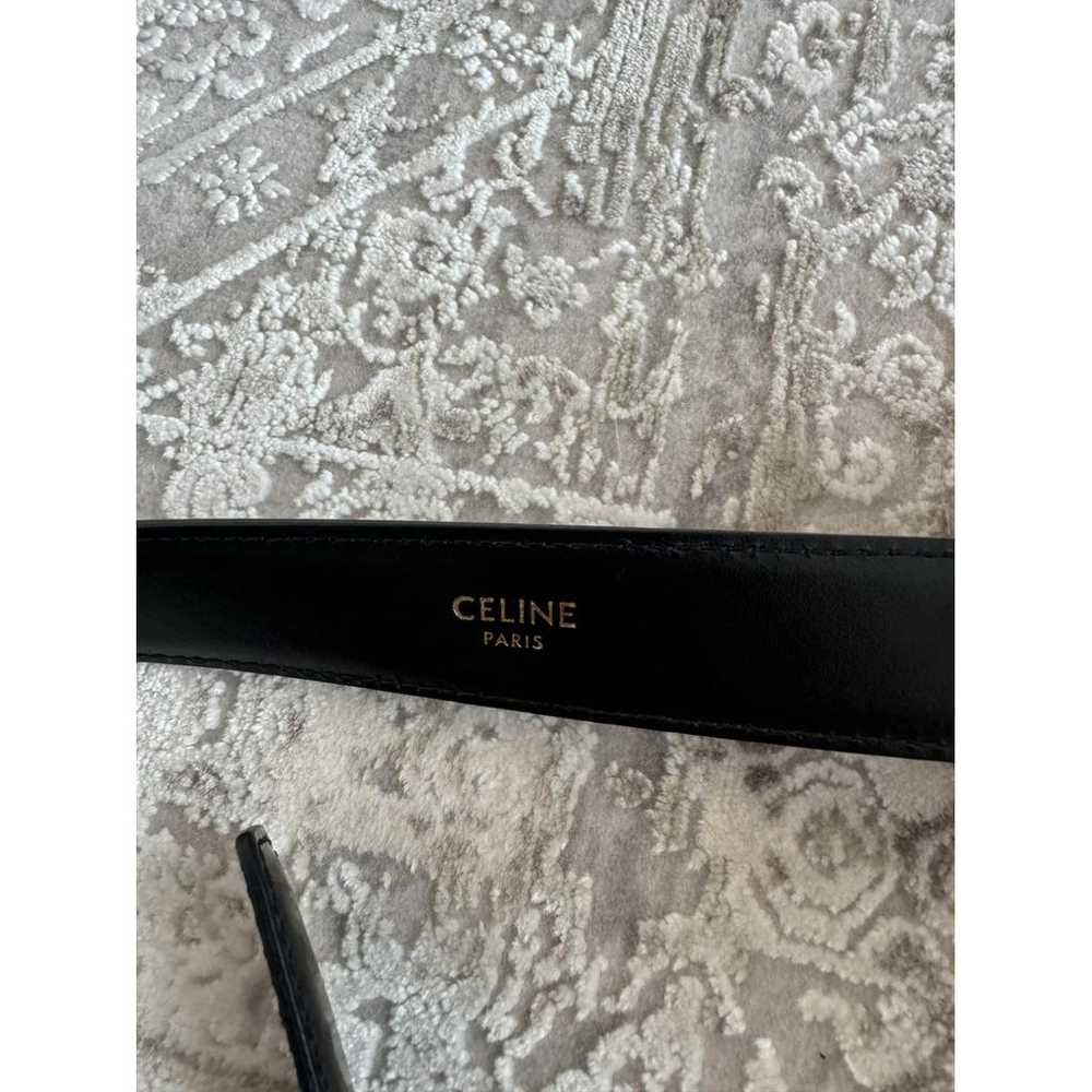 Celine Triomphe leather belt - image 4