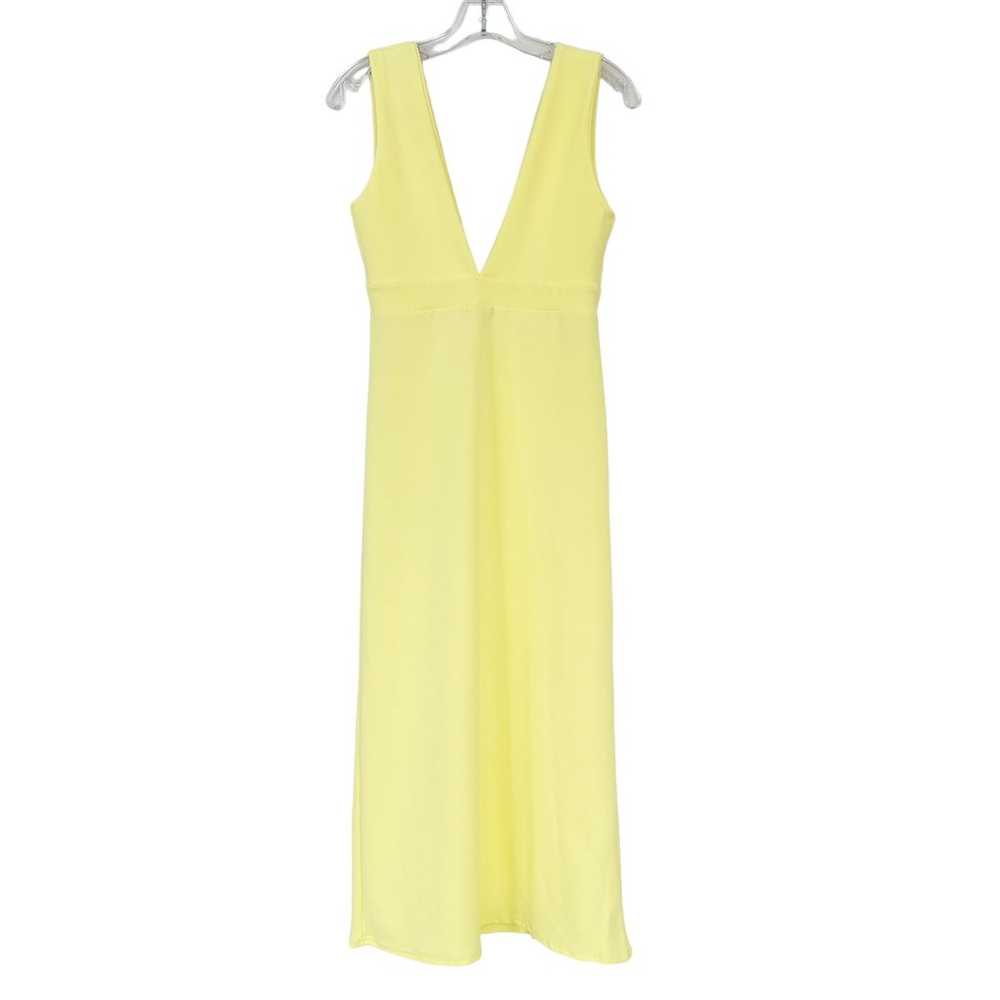 Nasty Gal Yellow Sleeveless Maxi Dress Front Slit… - image 4