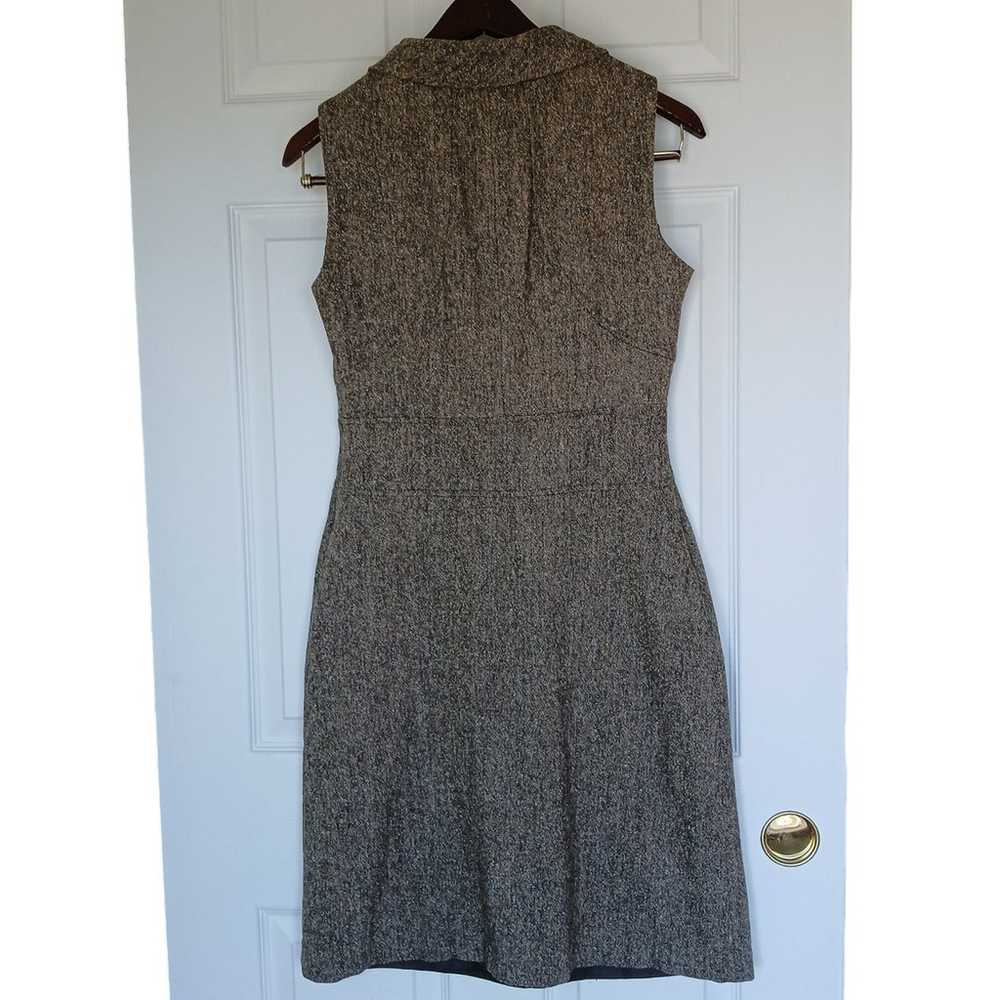 Club Monaco Retro Style Wool Dress size 4 sleevel… - image 2