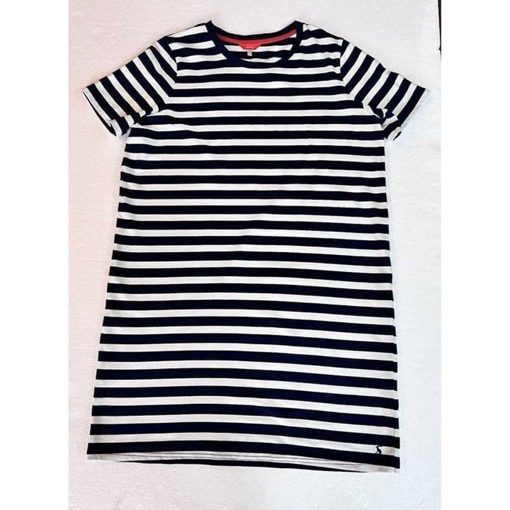 Joules Navy White Dress Womens US 12 Nautical Str… - image 7