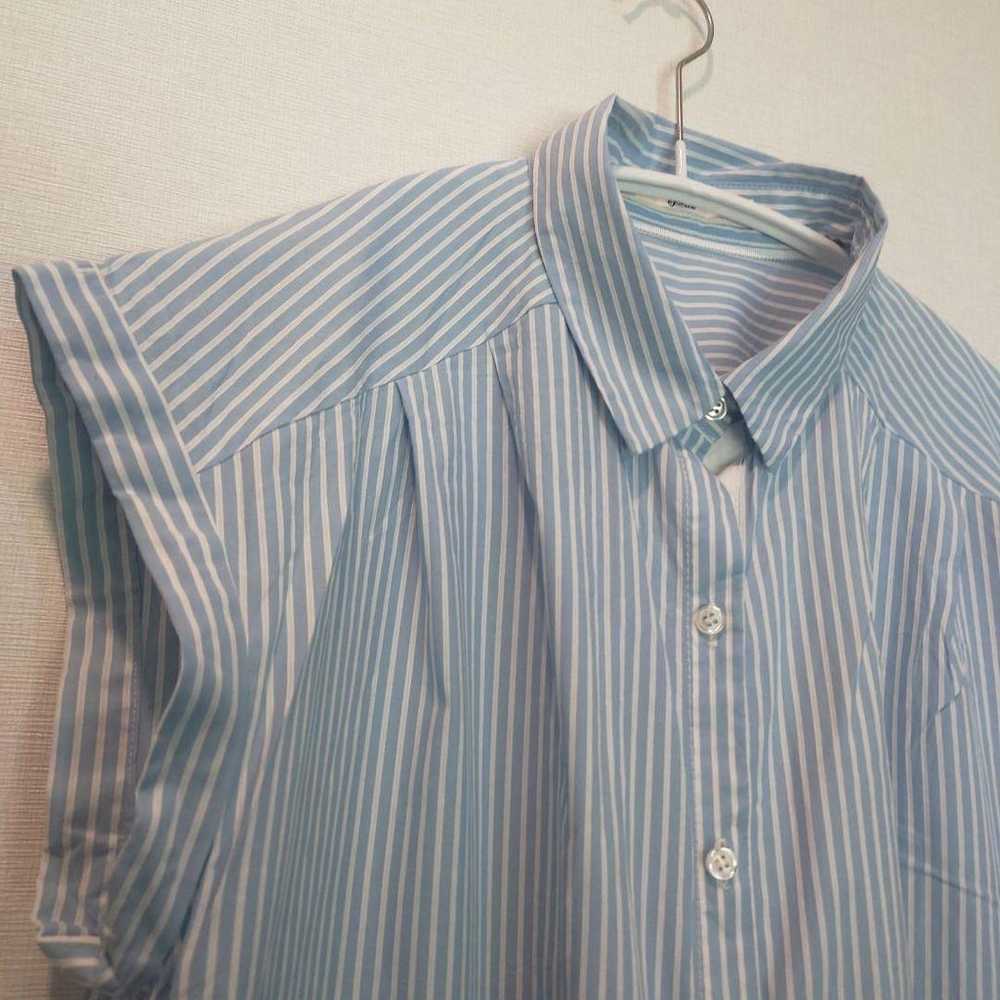 FD Stripe Shirt Dress 100% Cotton - image 2