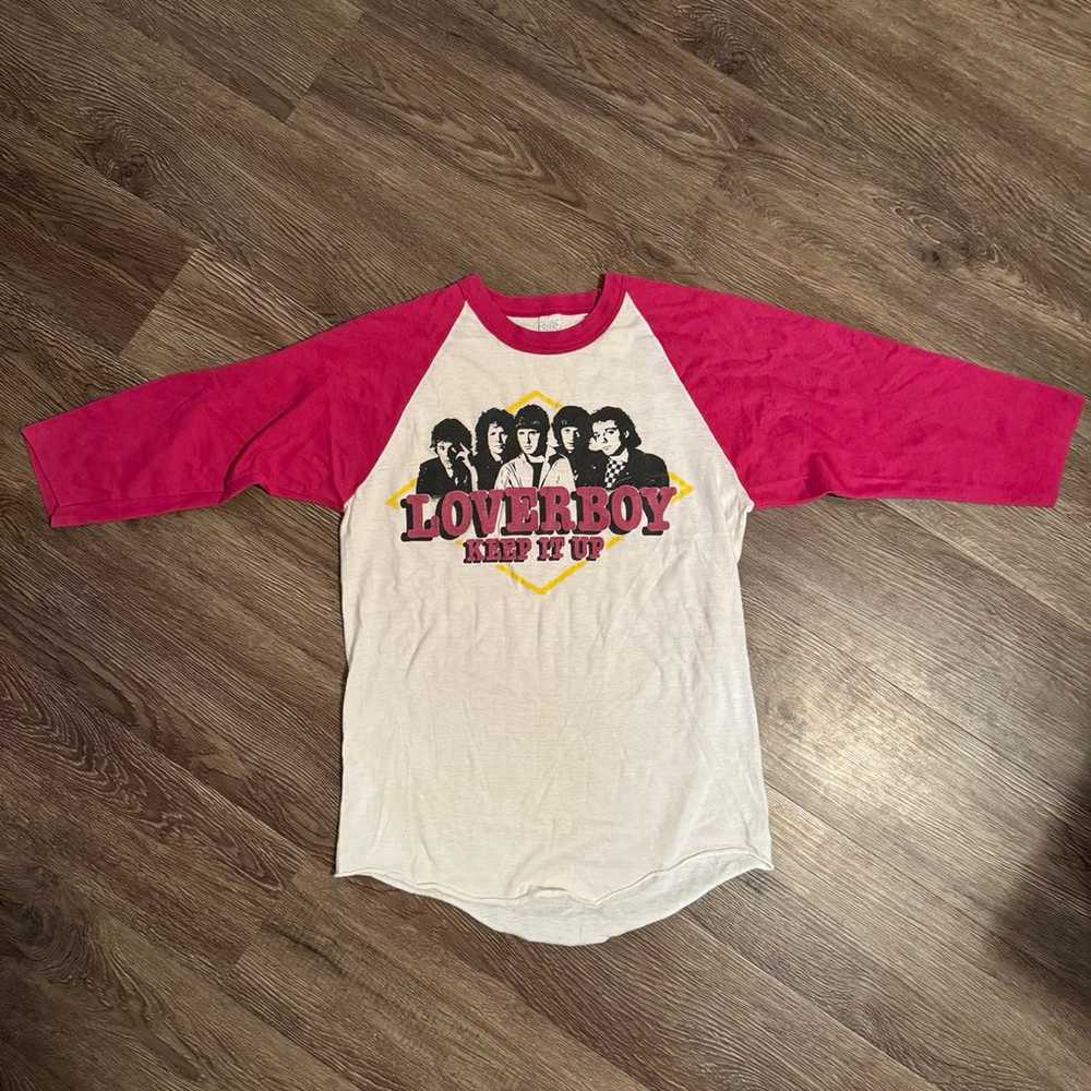 Vintage LOVERBOY KEEP IT UP T-shirt size M - image 1