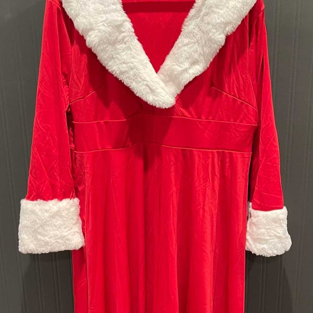 Women Mrs Claus Santa dress size 2XL red Christma… - image 1