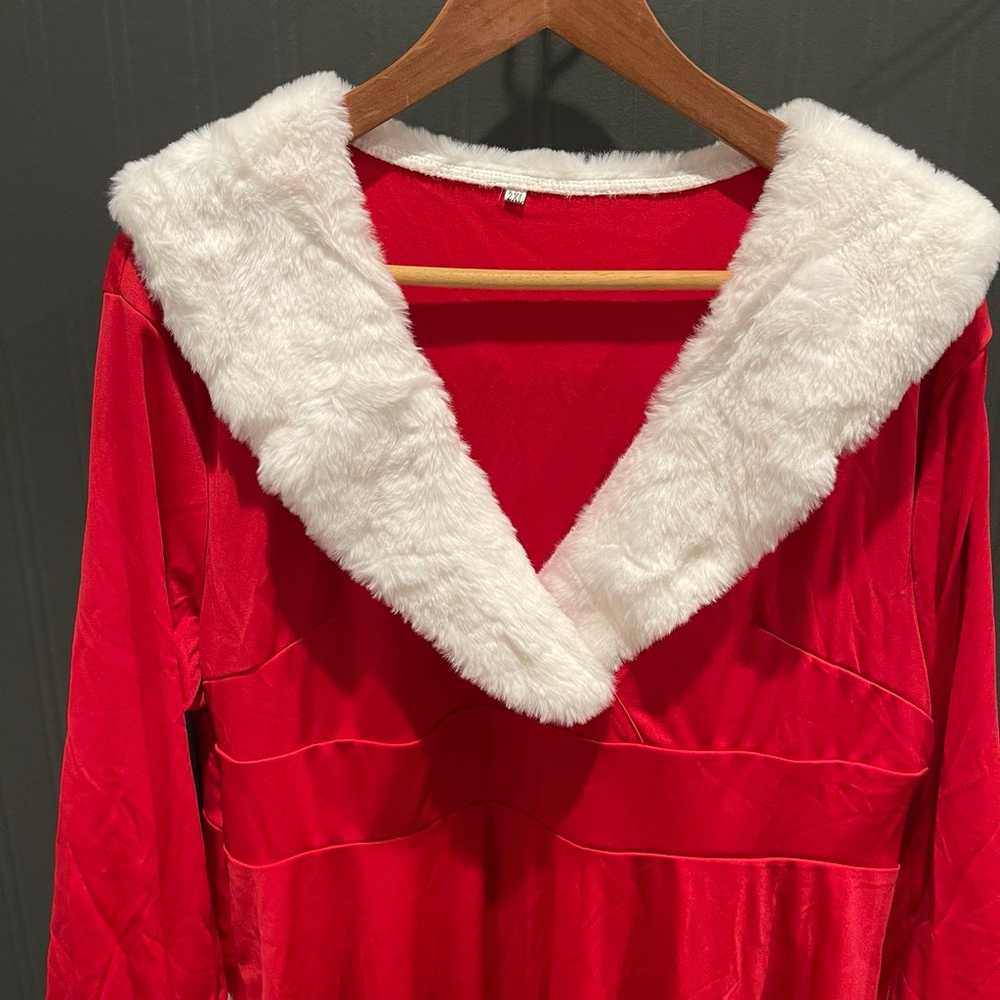 Women Mrs Claus Santa dress size 2XL red Christma… - image 2