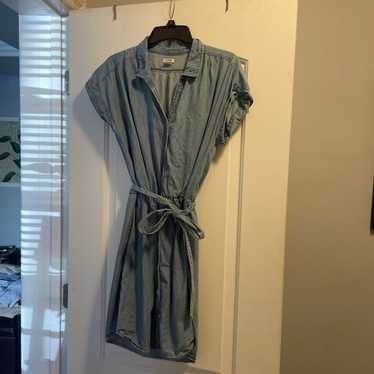 J Crew chambray denim shirt dress