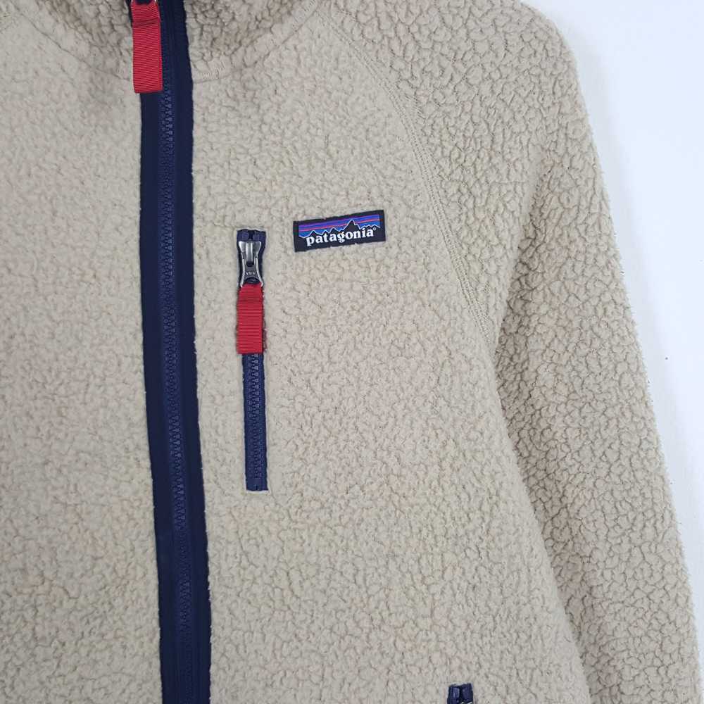 Patagonia × Vintage Vintage Patagonia Sherpa Worn… - image 2