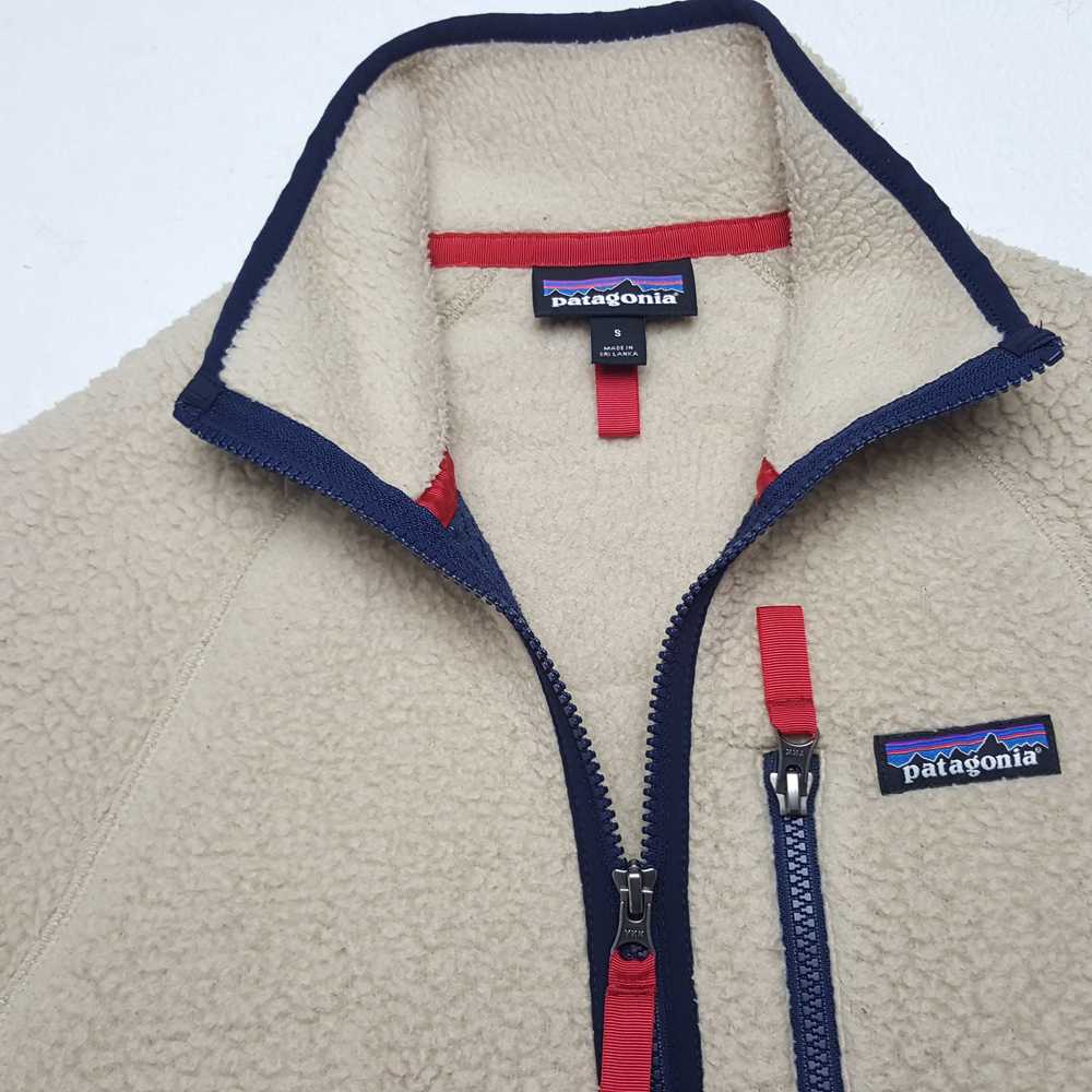 Patagonia × Vintage Vintage Patagonia Sherpa Worn… - image 4