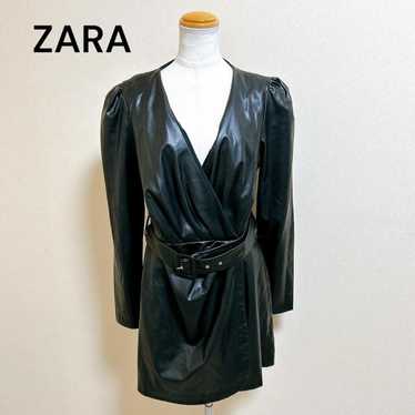 ZARA Faux Leather Dress