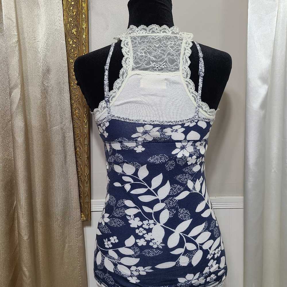 ♡ Y2k ♡ Abercrombie Floral Button Babydoll Cami - image 5