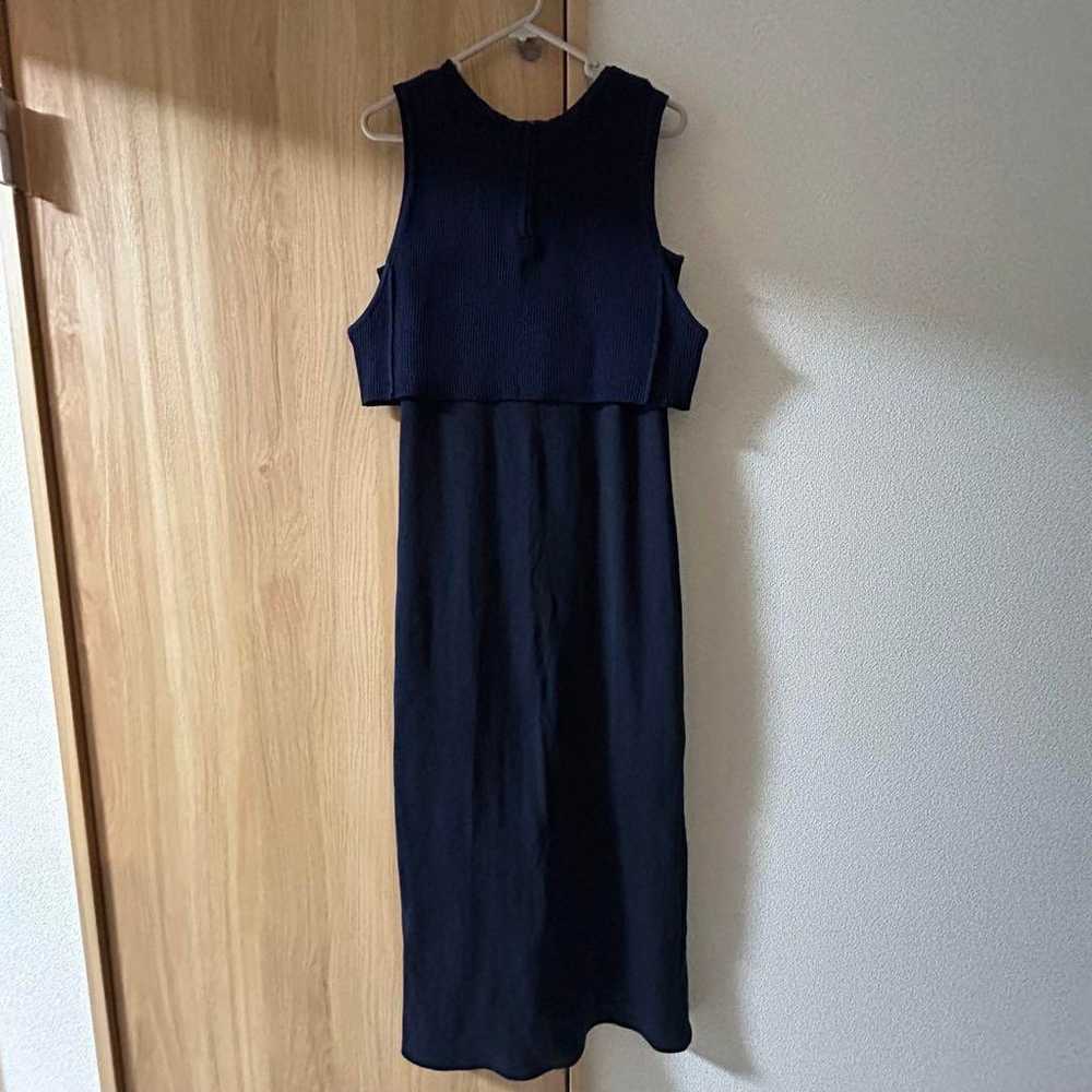 mystic knit one-piece dress in navy - image 1