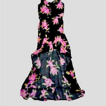 Mimi Chica Pink Floral Maci Dress.    Sz S - image 1