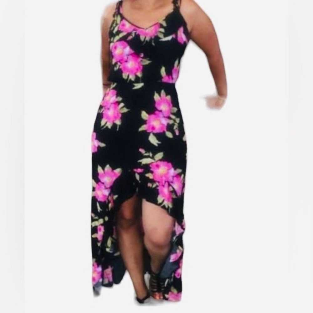 Mimi Chica Pink Floral Maci Dress.    Sz S - image 2