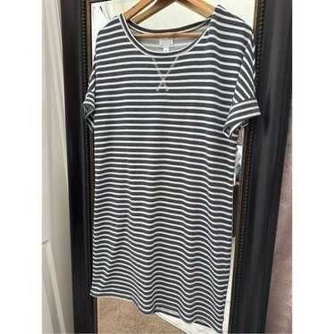 Sunday Striped T Shirt Dress Size Size Medium - image 1