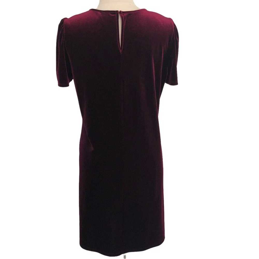 Anne Klein Evening Velvet Shift Tunic Dress Knee … - image 2